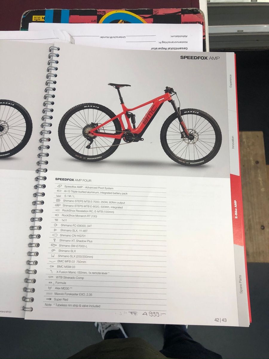 BMC Biciclette: NEUER PREIS: BMC E-Mountainbike Speedfox AMP Four – Usato da Jona venduto da animsab 2