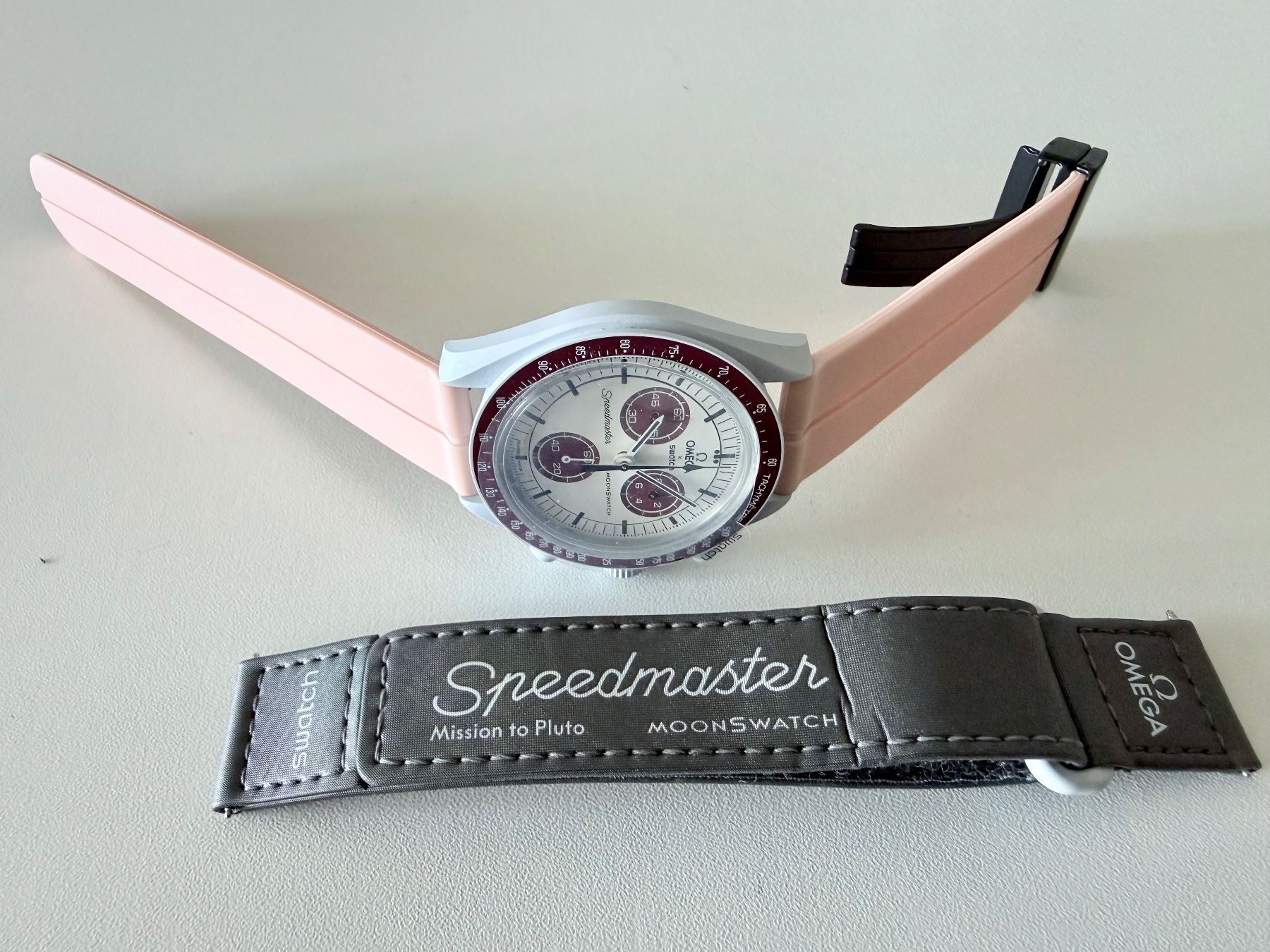 Swatch Orologi: OMEGA x SWATCH Mission to Pluto "Candy", NO box & papers – Nuovo (secondo la descrizione) da Le Mont-sur-Lausanne venduto da LycaGallery 3