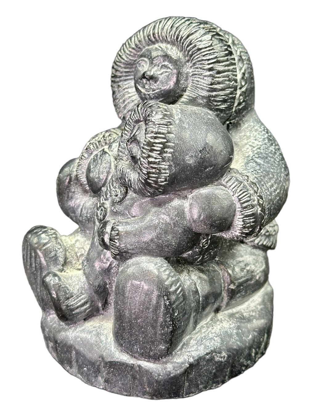 Sculture & Statue: WOLF sculpture inuite originale en stéatite. Canada – Usato da Morges venduto da magicle 2