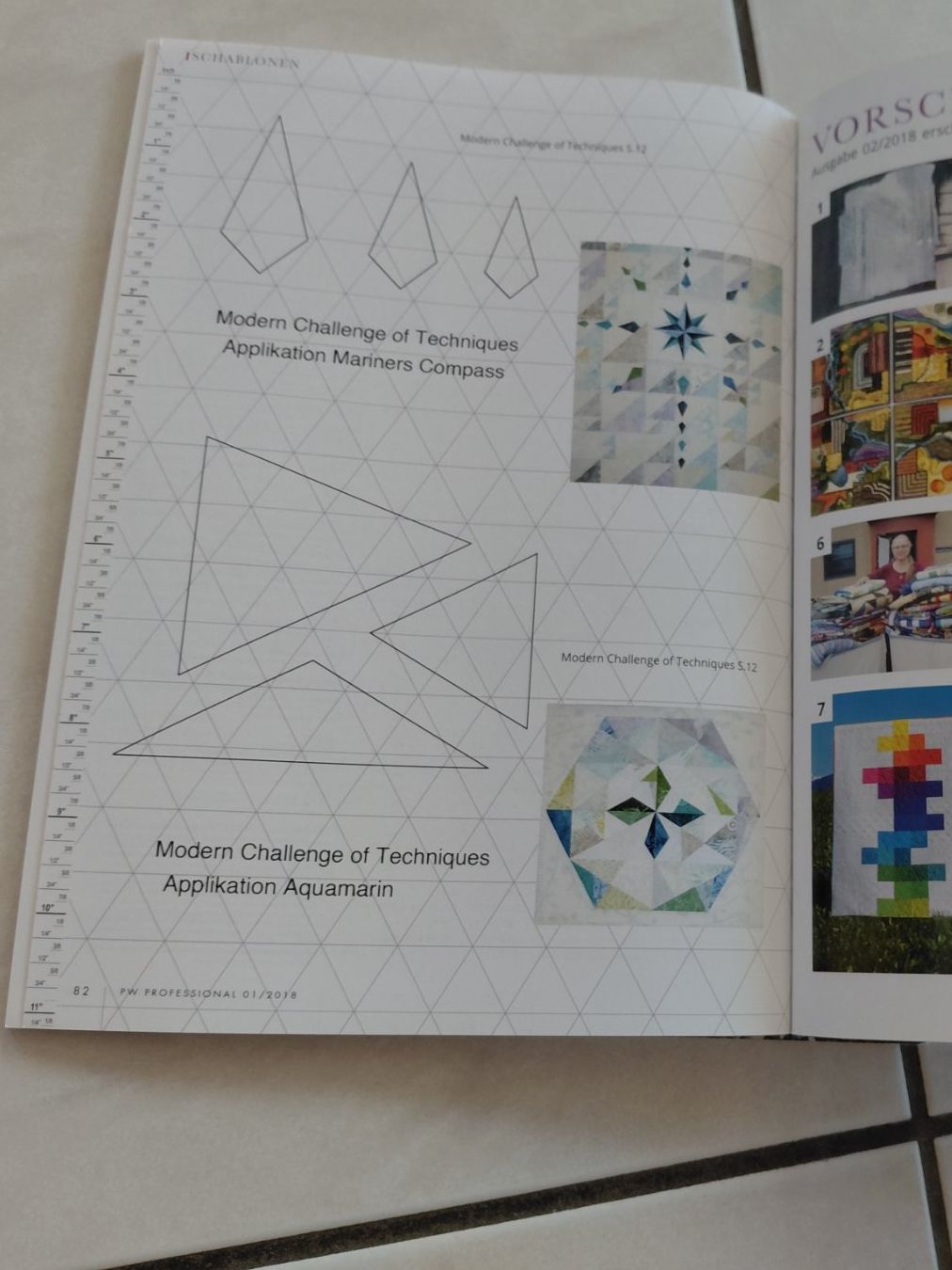Riviste & Magazine: Patchwork Professional Magazine - 2 Ausgaben zu verkaufen – Usato da Winistorf venduto da acreativ4 2