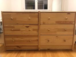 2 Commodes IKEA RAST