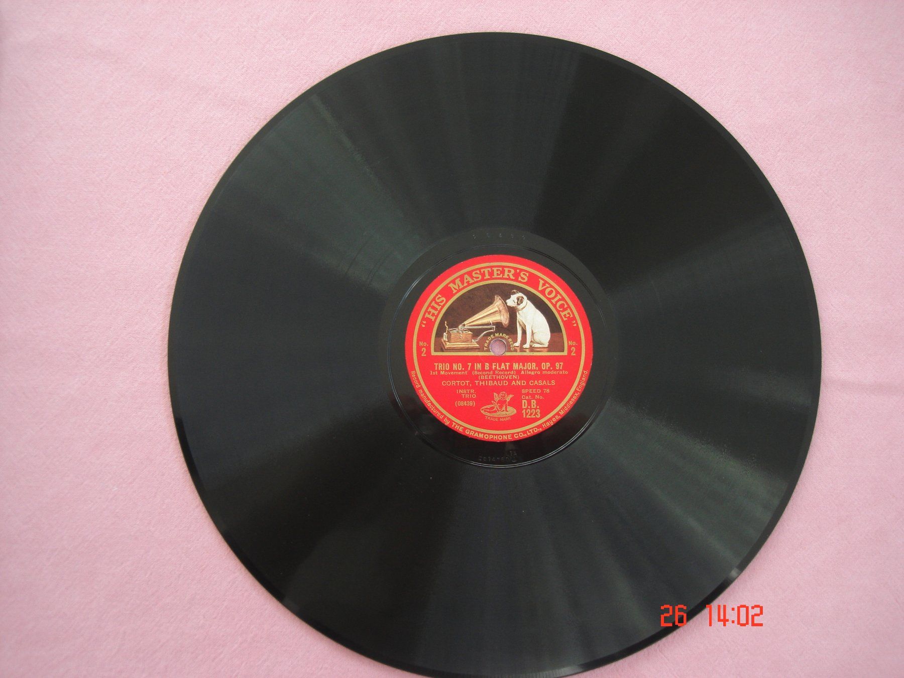 Schallplatten: Schellackplattenalbum Beethoven Trio Nr.7 B-Dur Op.97 – Gebraucht aus Aeschi SO von abi1951 2
