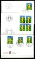 2000 FDC Europa + VB Swiss Post in London + siehe Beschr.