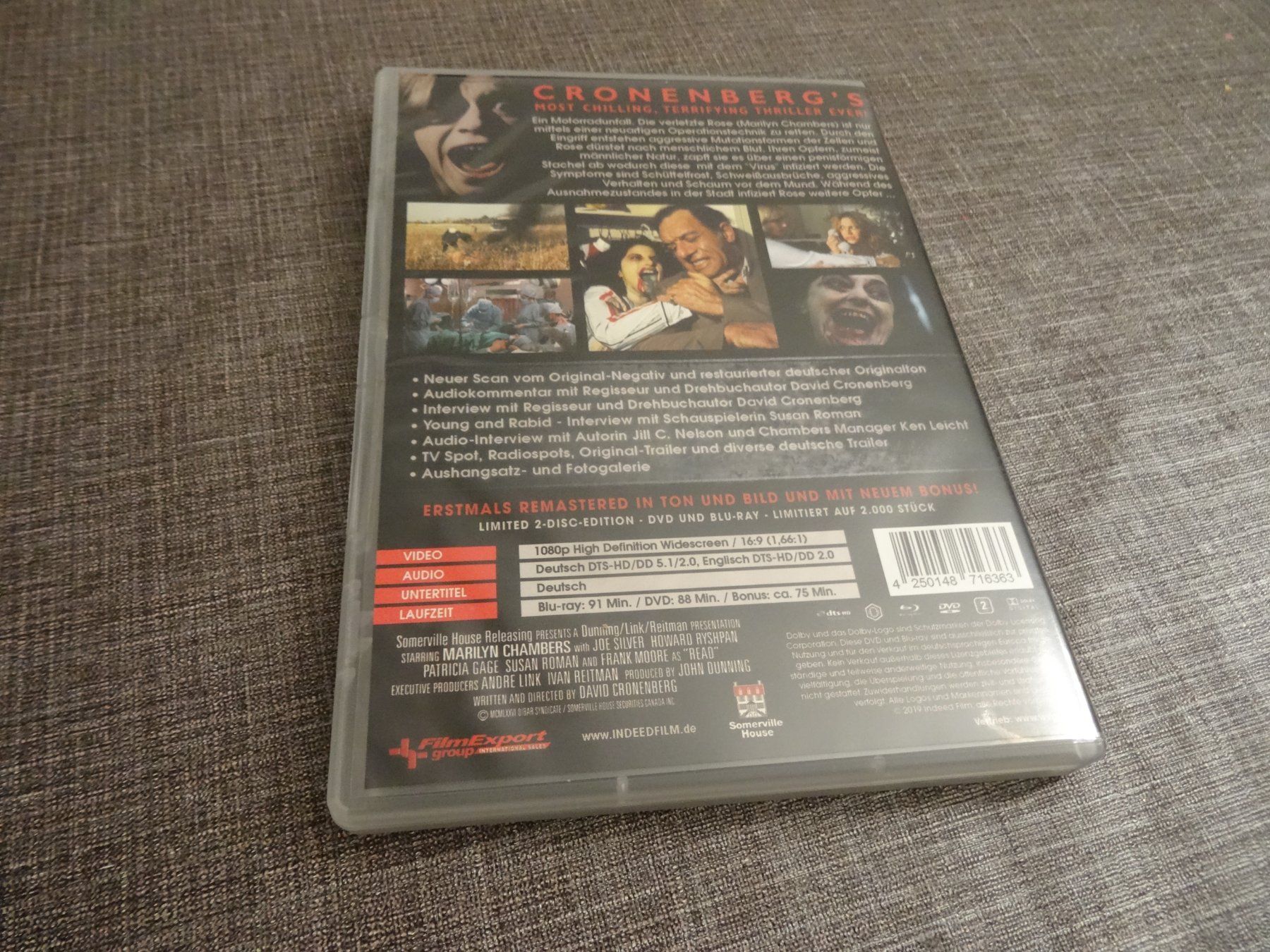 Tutti i DVDs: Rabid  Limited Edition Blu-ray DVD – Usato da Olten venduto da Disc-Verkauf 4