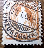 Stehende Helvetia 96B mit starker Plattenabnützung Luxus ++