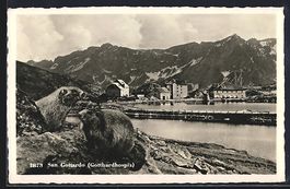San Gottardo, Uferpartie am Gotthardhosp