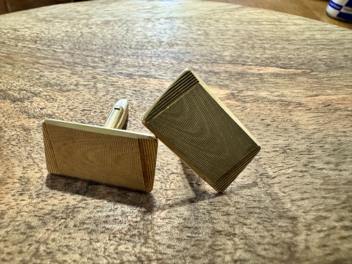 Gemelli: Elegante 585 Gold Manschettenknöpfe – Nuovo (secondo la descrizione) da Zürich venduto da rom_mm69