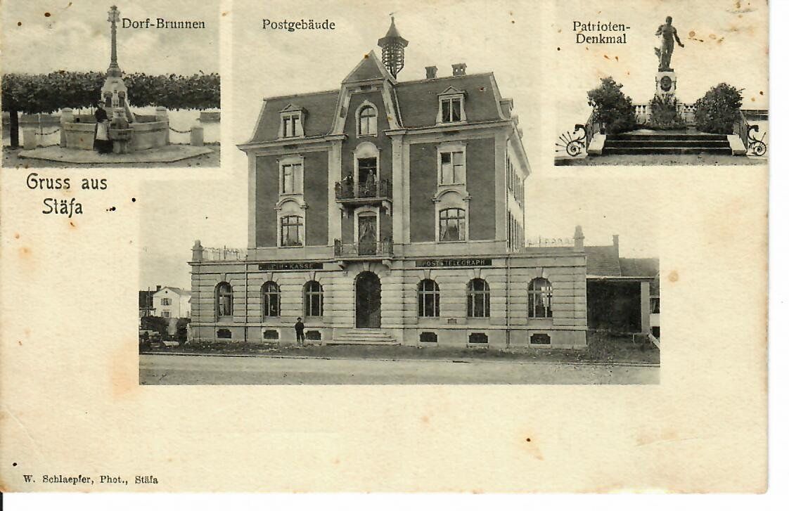 Ansichtskarten: Stäfa 1906 – Gebraucht aus Hochdorf von Ziegel-16