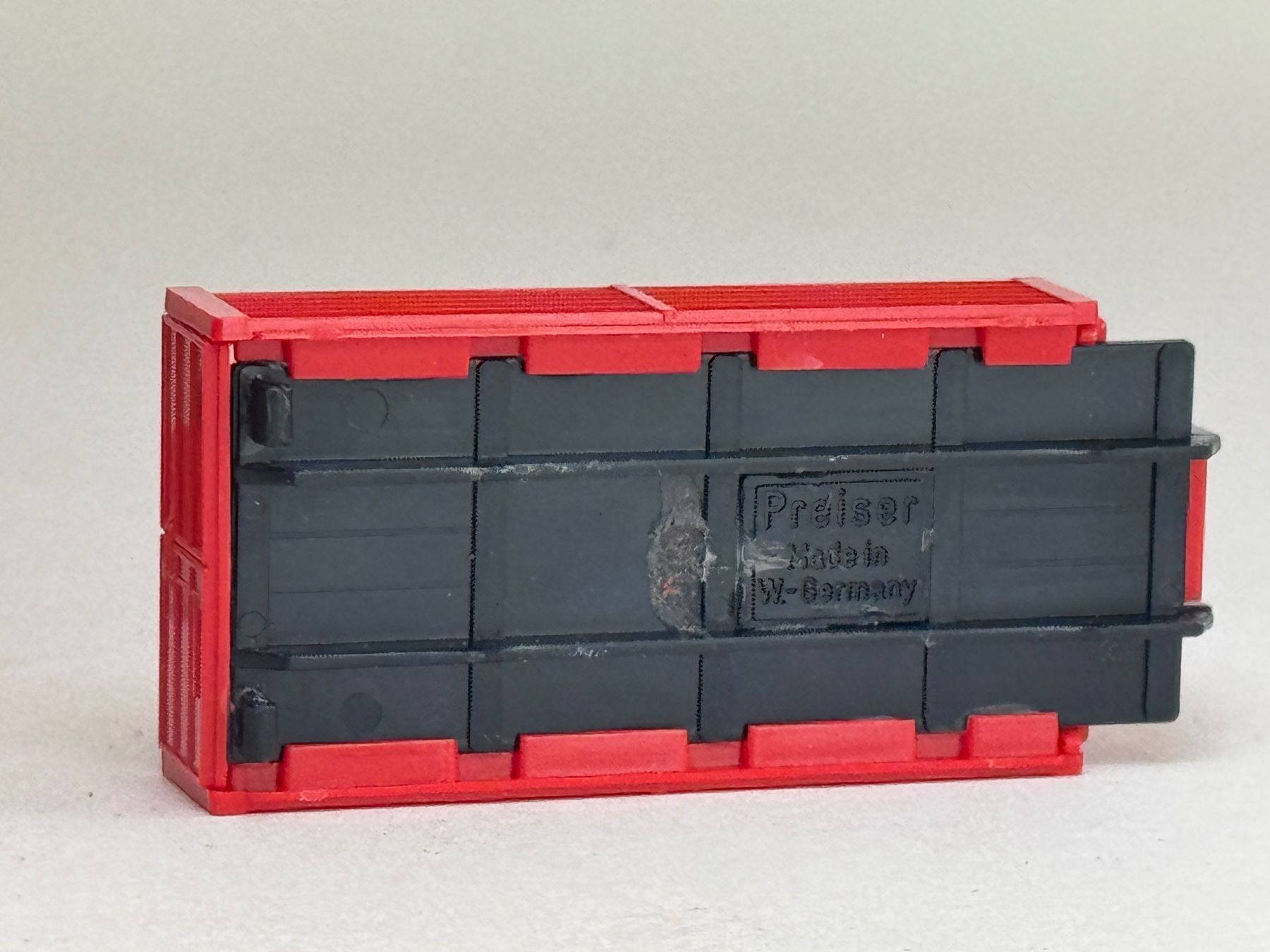 Preiser Voitures modèles: VE1- Preiser Mulde Feuerwehr Absetzcontainer – D'occasion à Elm par Wikmtz 2