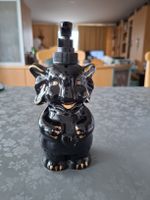 Schwarzer Elefant Seifenspender Keramik Deko Geschenkidee 🐘