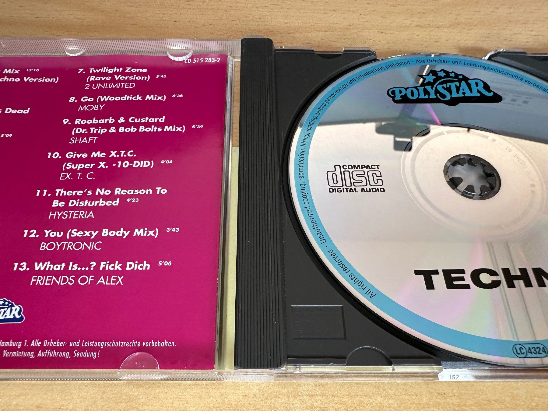 CD: Various – Techno – Usato da Rikon im Tösstal venduto da Alpenmutz 2
