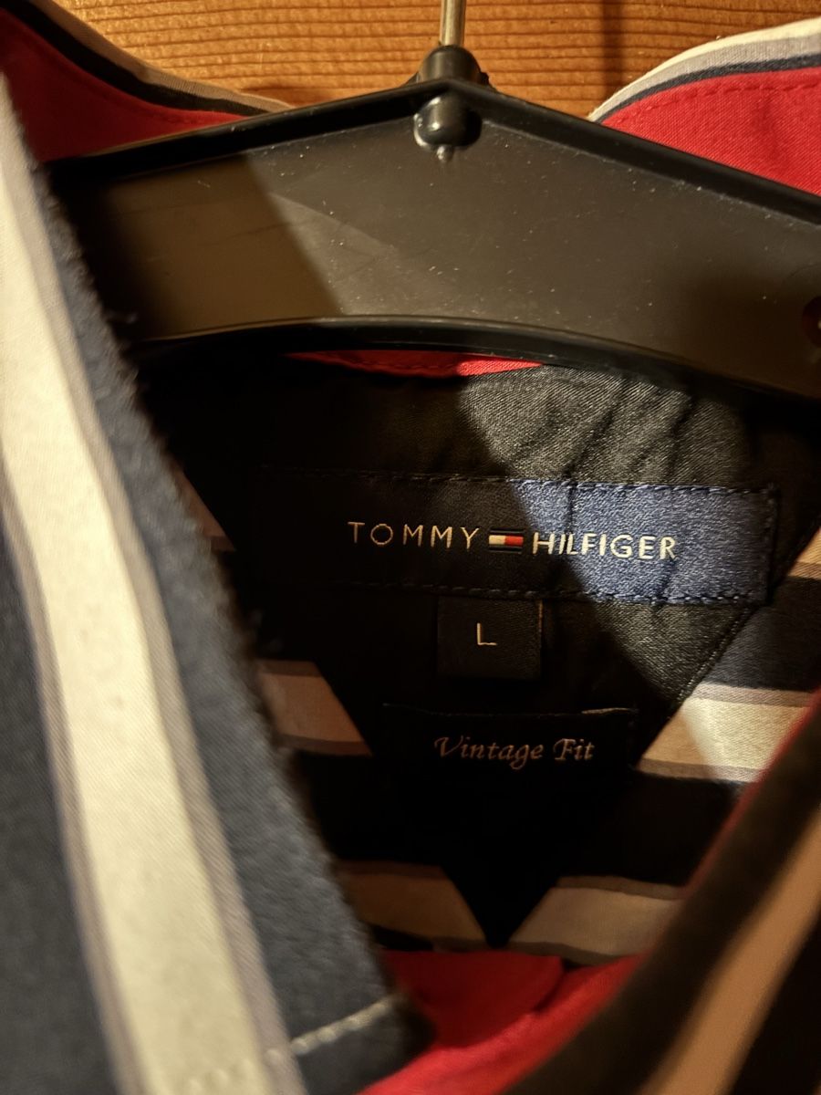 Tommy Hilfiger Camicie: Hilfiger Hemd Gr. L gestreift – Usato da Kaltbrunn venduto da Modern 1