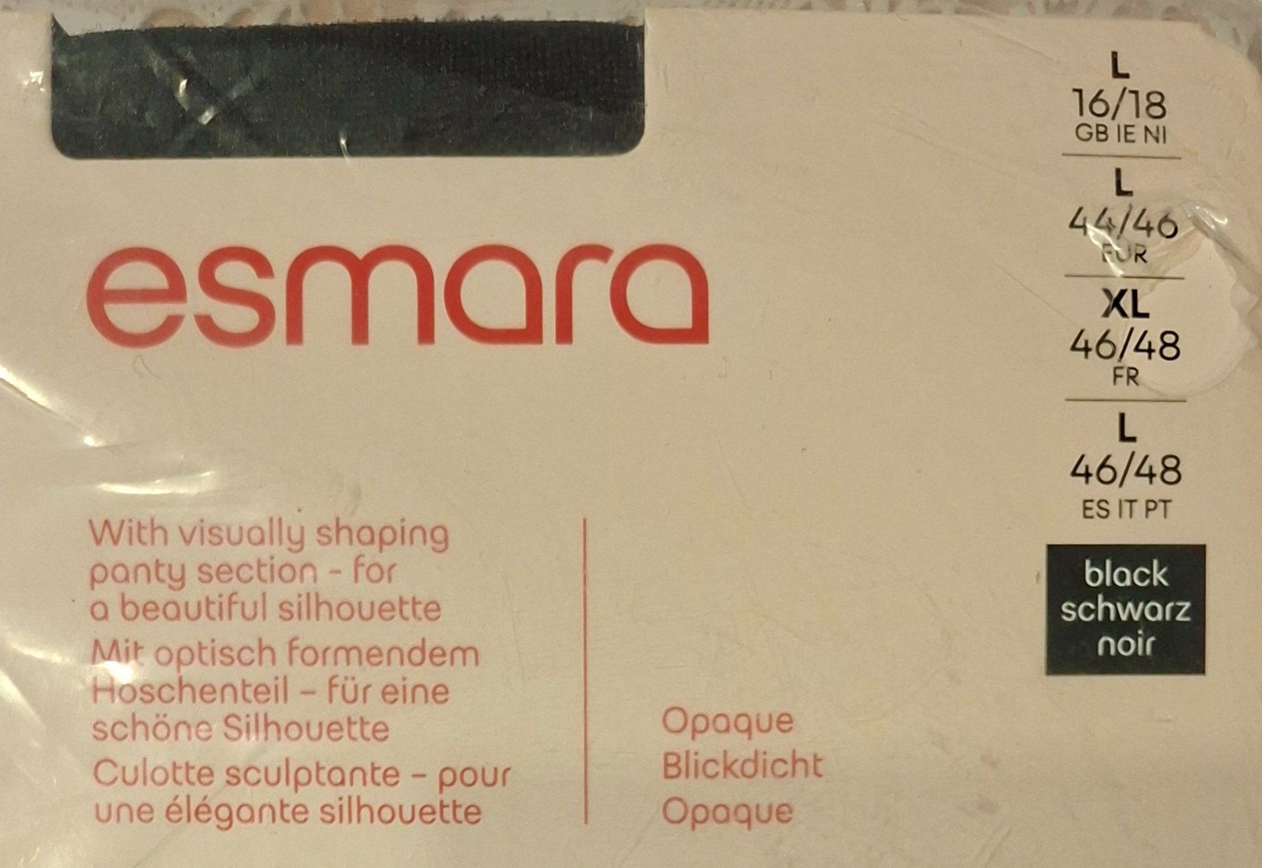 Calze & Collant: Esmara Shape 70 Stütz Strumpfhose 70den Gr.L Schwarz – Nuovo e nell'imballaggio originale da Amriswil venduto da Celini3 4