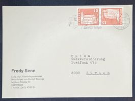 CL08 Enveloppe + Timbre Suisse 19xx