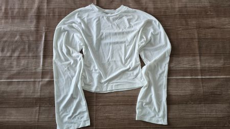 🆕️ Weisses Langarmshirt cropped - S - Batwing Style 4️⃣