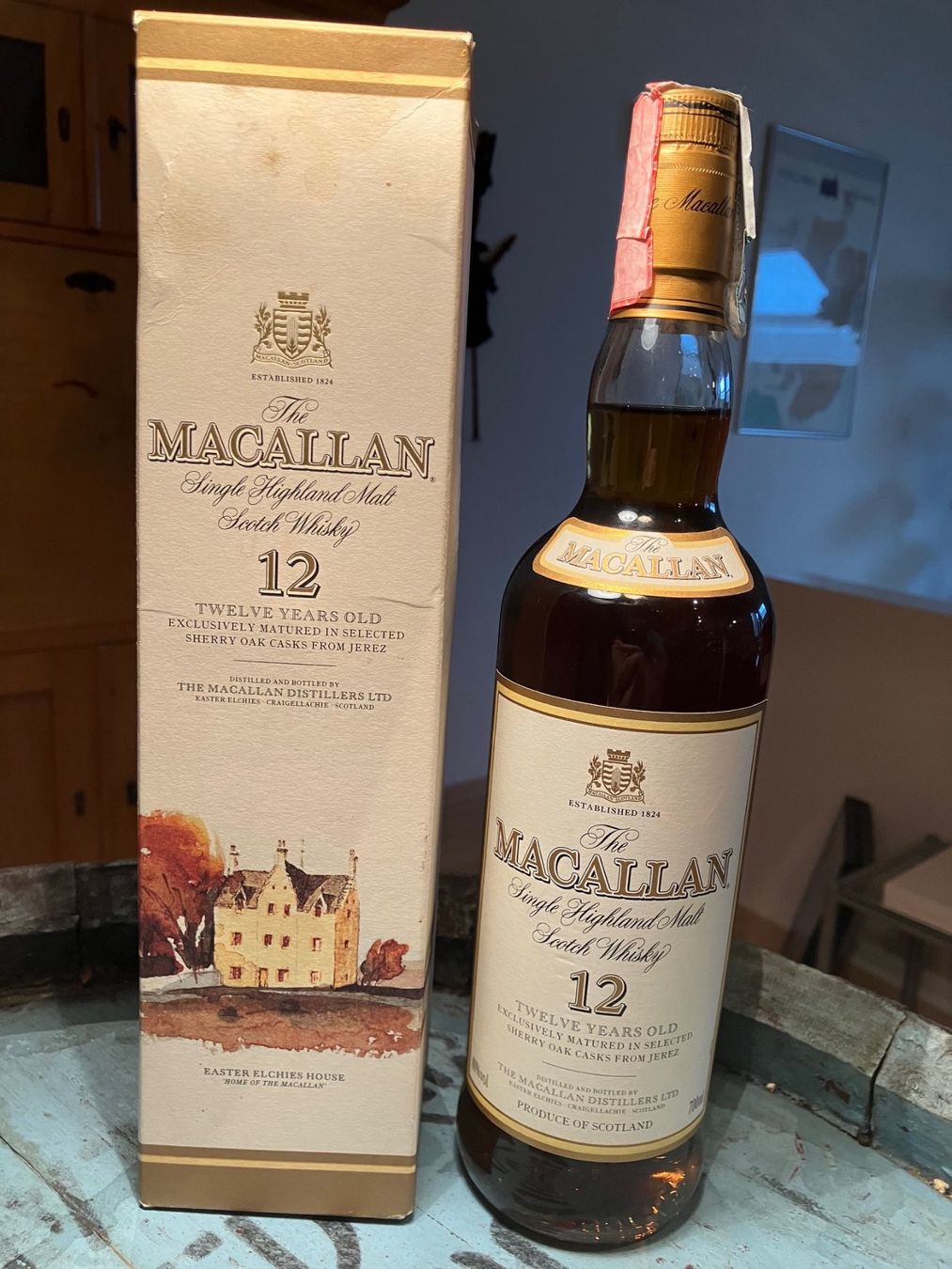 Macallan Bevande alcoliche: Macallan 12 Years Old Label – Nuovo e nell'imballaggio originale da Aarwangen venduto da concorde58