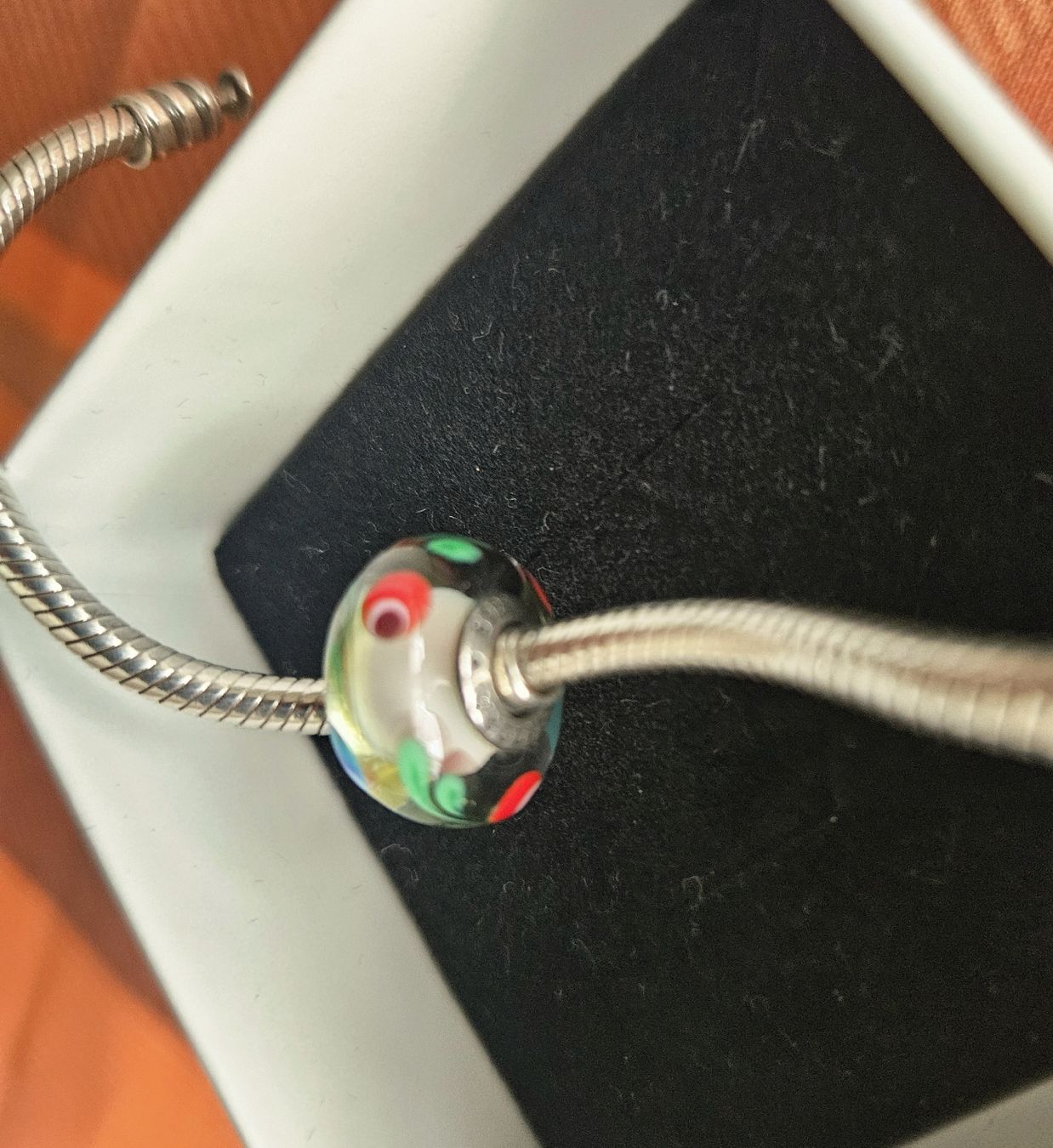 Pandora Armbänder & -reifen: Pandora Charm aus Murano glas – Gebraucht aus Schoenenwerd von Kalachuhi77