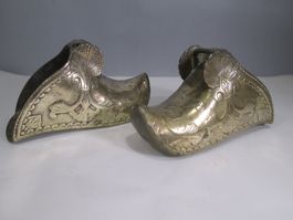 antike Conquistadores Steigbügel (Messing) Peru, 18./19. Jh.
