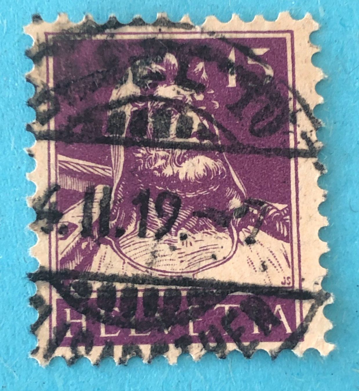 Alle Briefmarken: Nr.128 mit Vollstempel – Gebraucht aus Aarau von Billa007