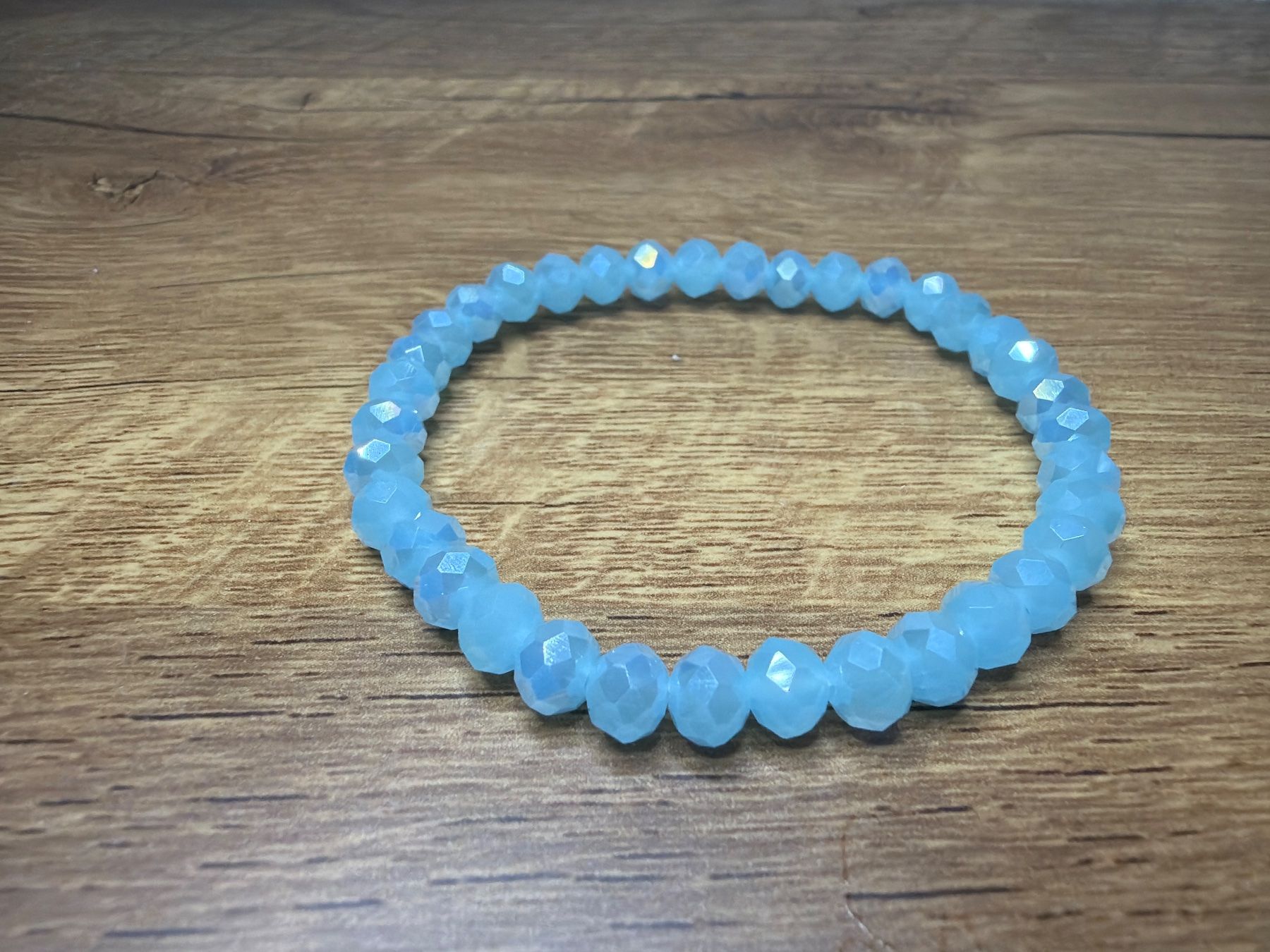 Ketten: Armband geschliffenes Glas – Neu (gemäss Beschreibung) aus Embrach von KleineFee51 1