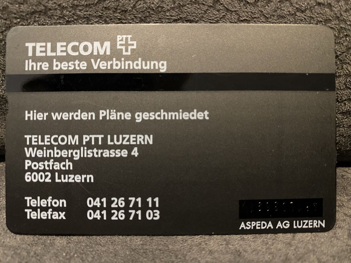 Telefon- & Taxkarten: P-taxcard – Gebraucht aus Lausanne von babacard10 1
