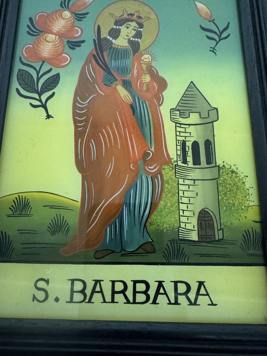 Foto & Immagini: Hinterglasbild , Heiligen Barbara Nr 105/3 – Usato da Effretikon venduto da Effi0111 4