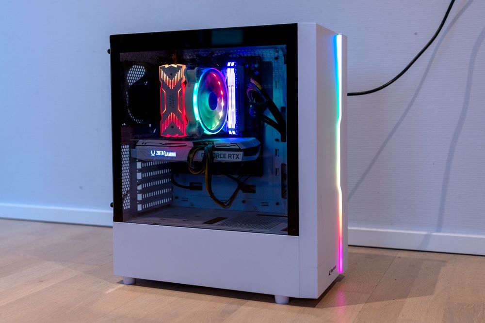 Gaming PC Setup in weiss – i5 · RTX 3060 (Gebraucht) in Thusis für CHF ...