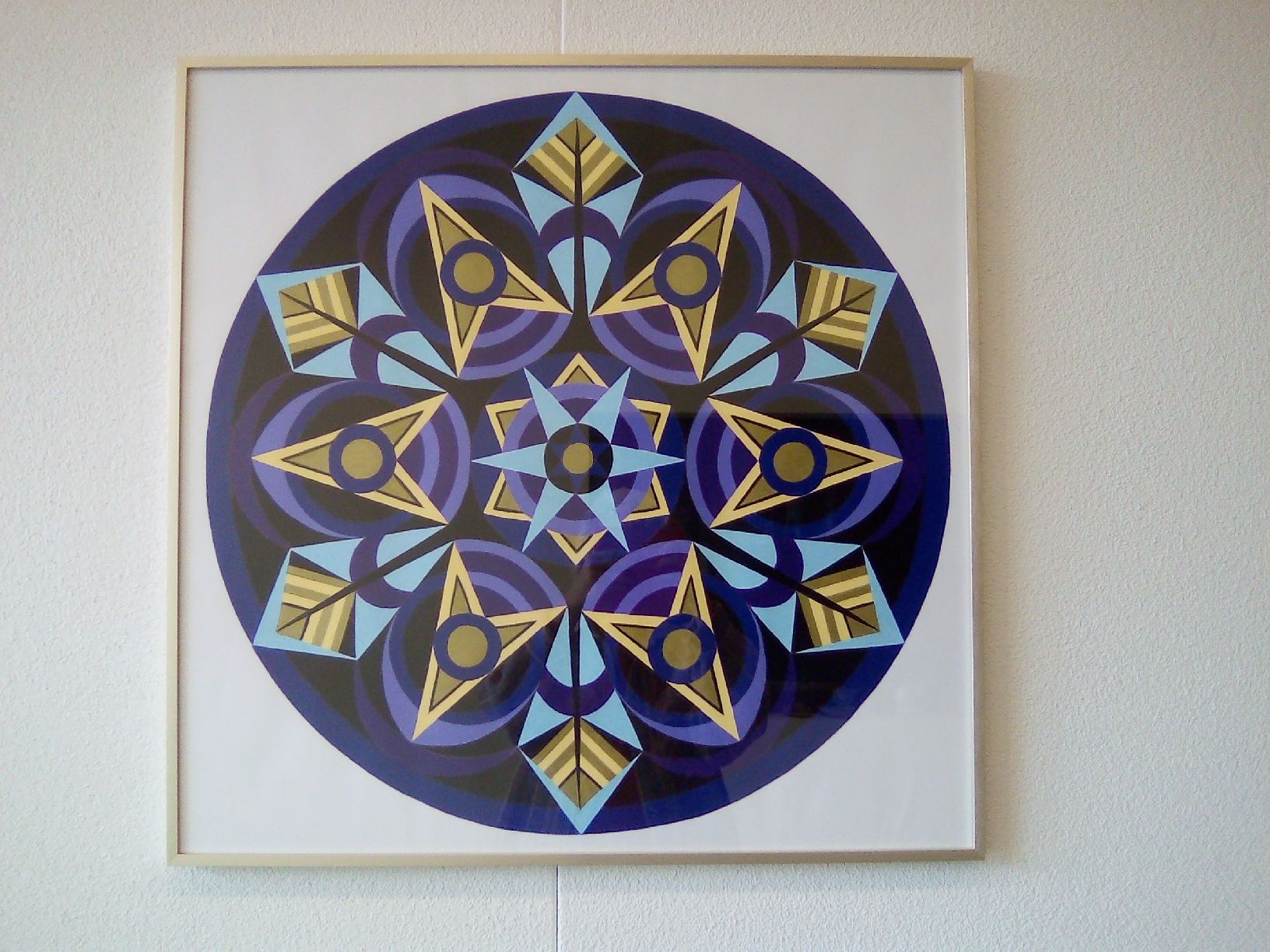 Tableaux: Mandala 70x70cm handgemaltes Bild – Neuf (Voir description) à Stans par wer_fd5f 4