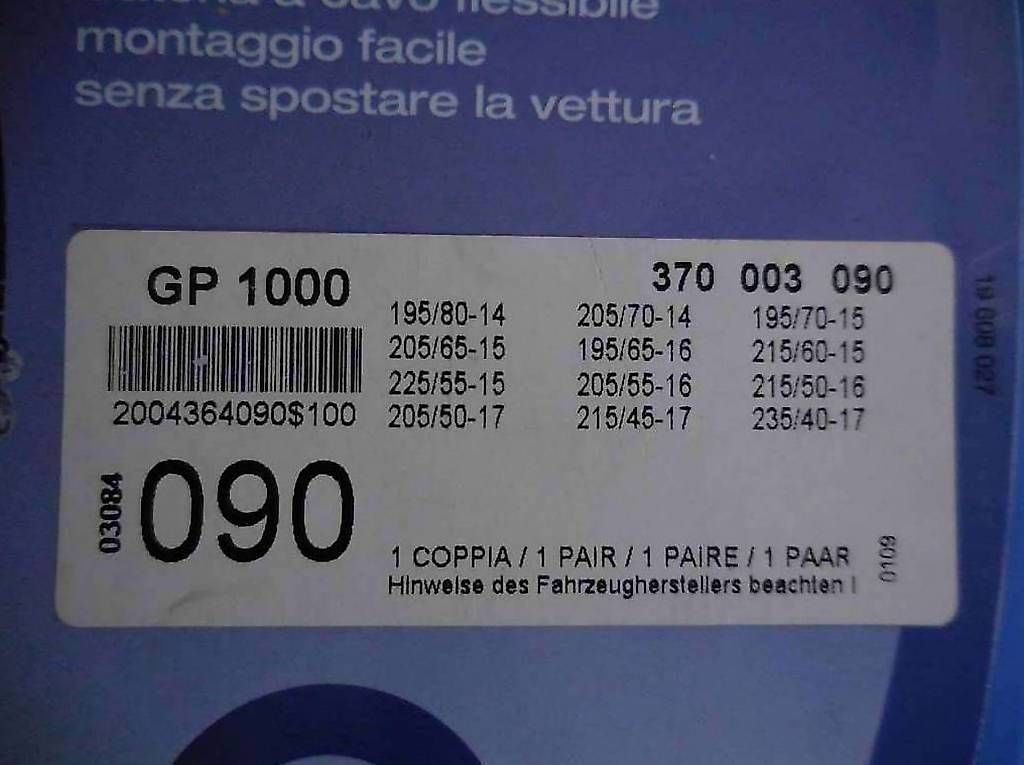 Catene da neve: Schneeketten GP1000 – Usato da Ufhusen venduto da E30is 3