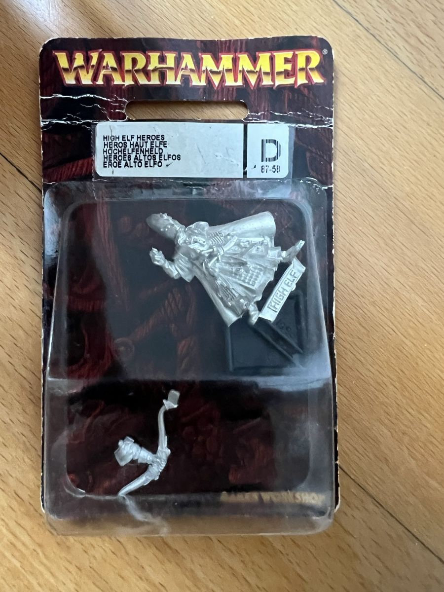 Figuren: Warhammer High Elves - Noble with Longbow – Neu und originalverpackt aus Lausanne von Polokus