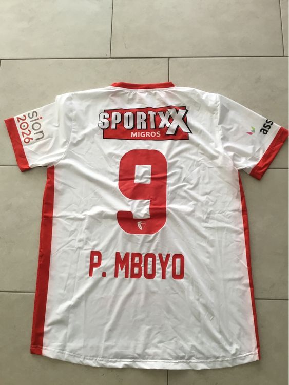 Maillots de corps & Pantalons: Trikot Maillot Maglia FC Sion MBOYO – D'occasion à Vétroz par Moulb7 3