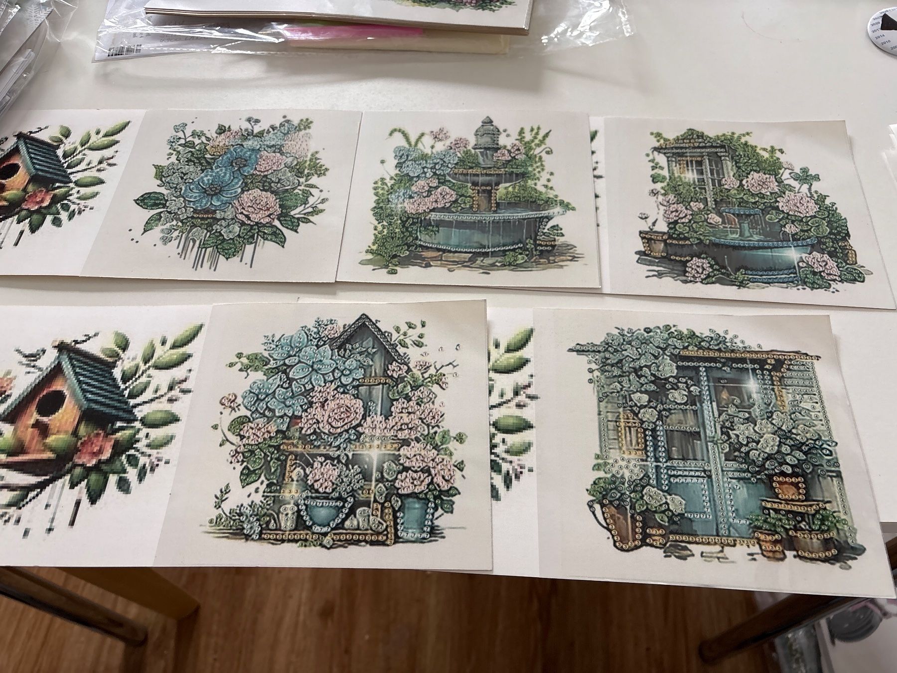Kit bricolage: Diamont Painting 11 Karten – Nuovo e nell'imballaggio originale da Amriswil venduto da SCHLOSSGEISTLI 1