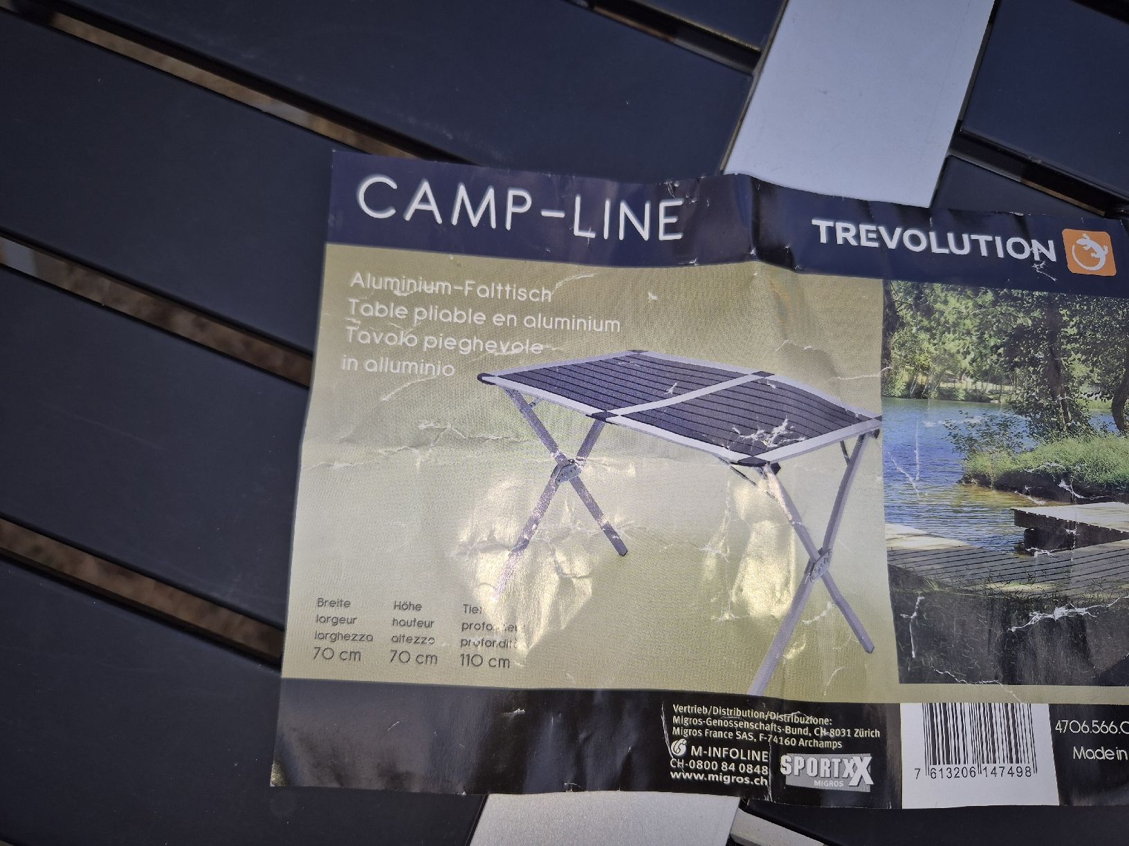 Tables: campingtisch h 70xb 70xl 110 – D'occasion à Wil SG par tcm_85bd