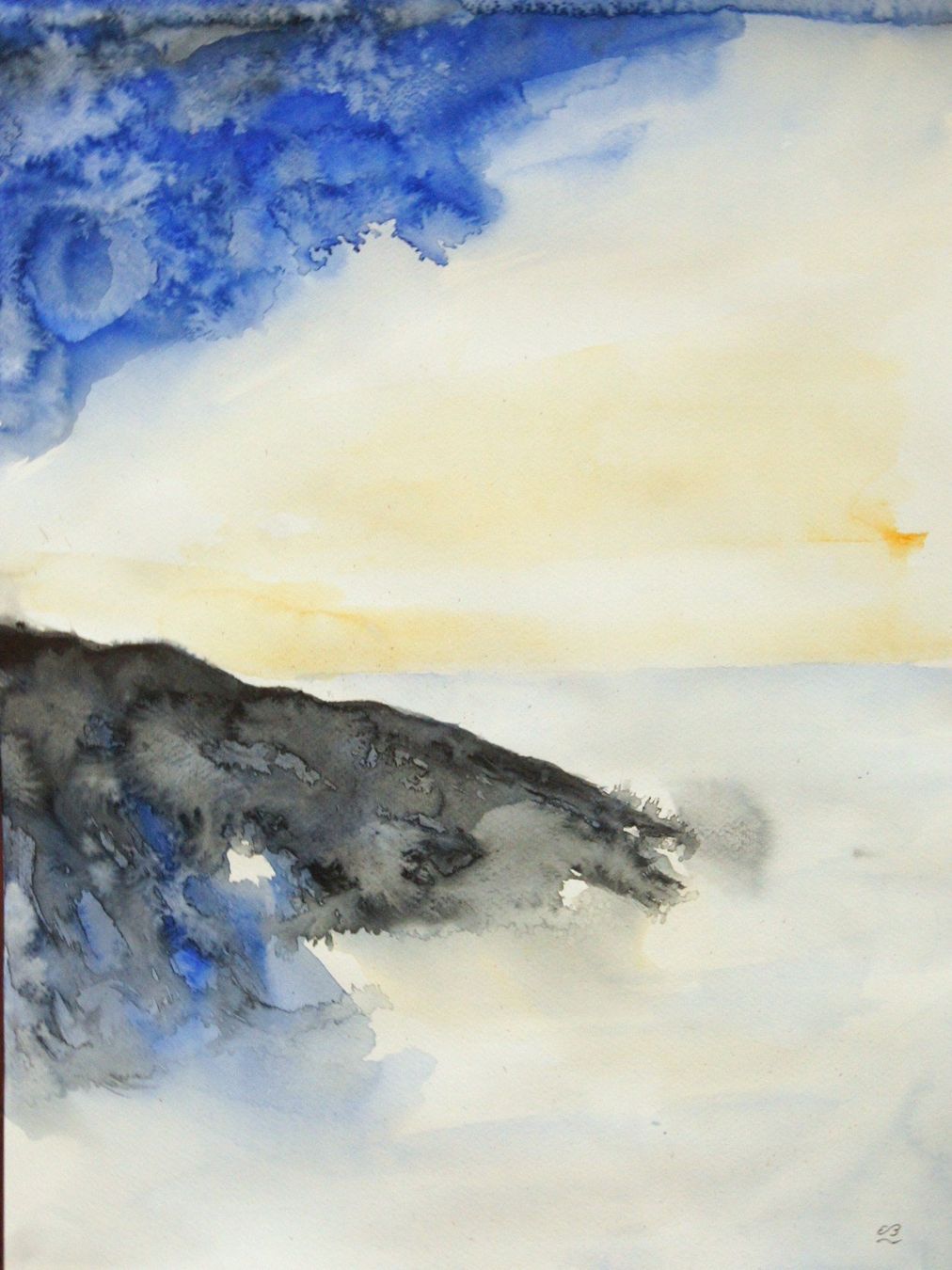 Dipinti: Aquarell: Blauer Himmel – Nuovo (secondo la descrizione) da Fribourg venduto da erw_68dx
