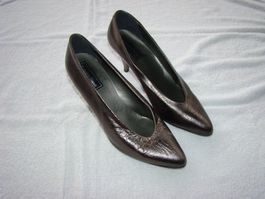 Pumps bronze, Roberto Santi, Grösse 39