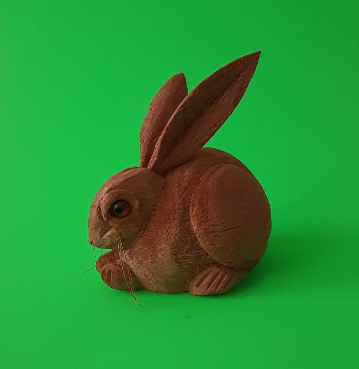 Osterhasen / Kokos-Hasen Geschnitzt ca. 20 x 20 cm / 4 Stück | Kaufen ...