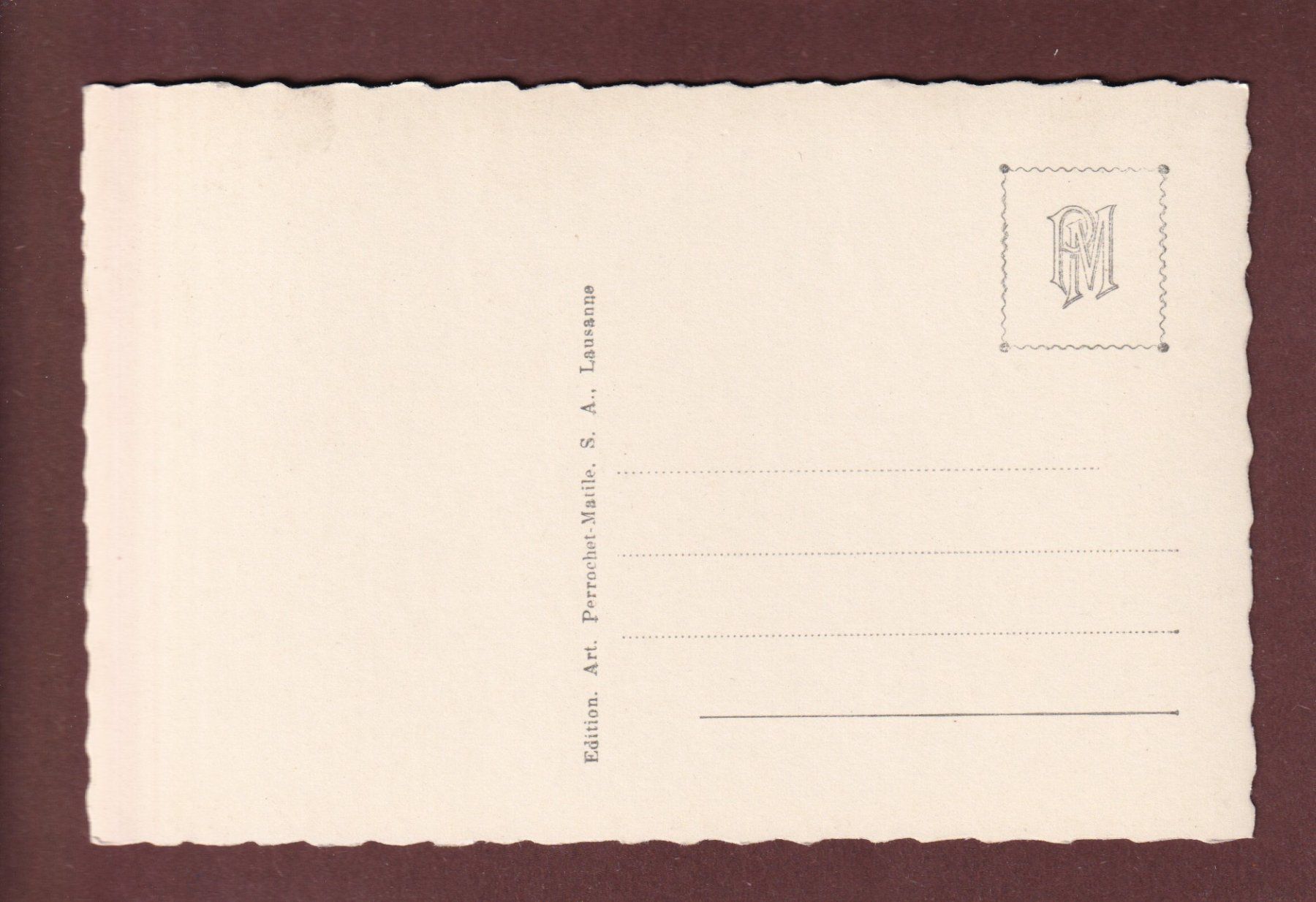 Cartoline postali: COPPET - Le Château - Grille du Parc – Usato da Pully venduto da nicecards-shop 1
