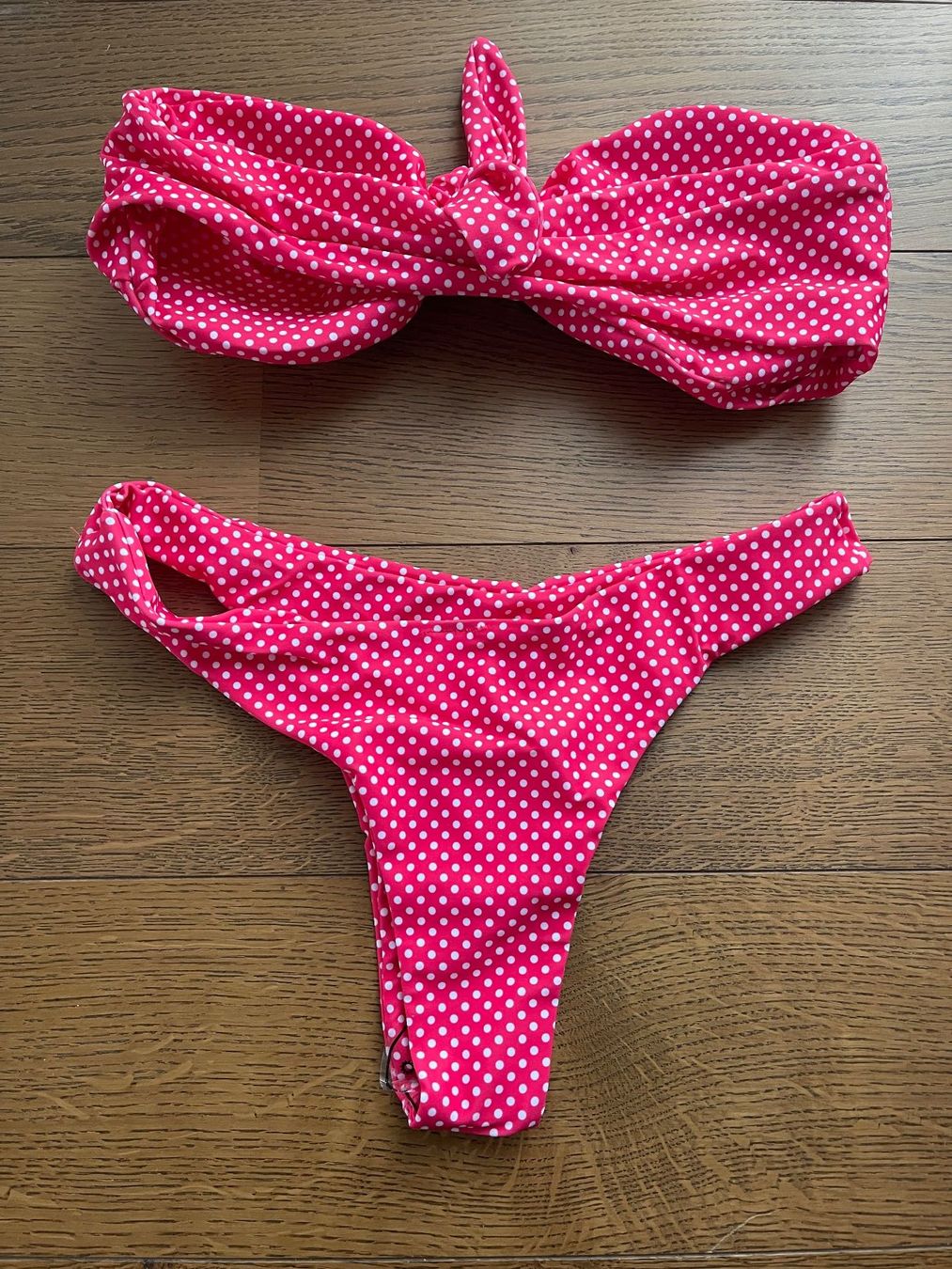 Costumi da bagno & Bikini: Herziges gepunktetes Bikini Gr M Rosa – Nuovo (secondo la descrizione) da Bassersdorf venduto da Sandy456 1