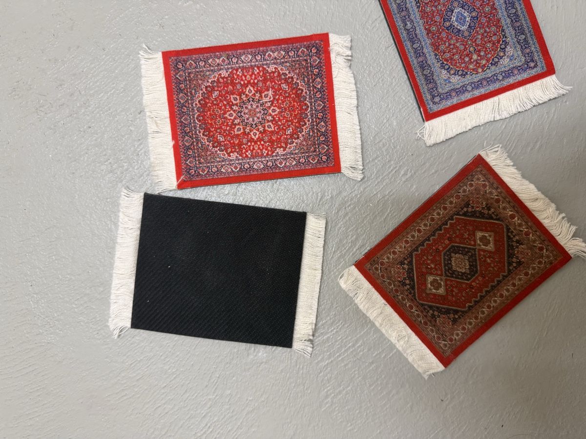 Untersetzer: 4 kleine Untersetzer mit Fransen neu Orientteppich – Neu und originalverpackt aus Kreuzlingen von ila_2hft 2