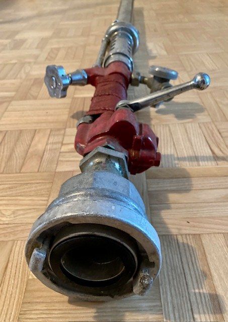 Feuerlöscher: Schaumstrahlrohr, Feuerwehr, antik – Gebraucht aus Kriens von heleneb02 7
