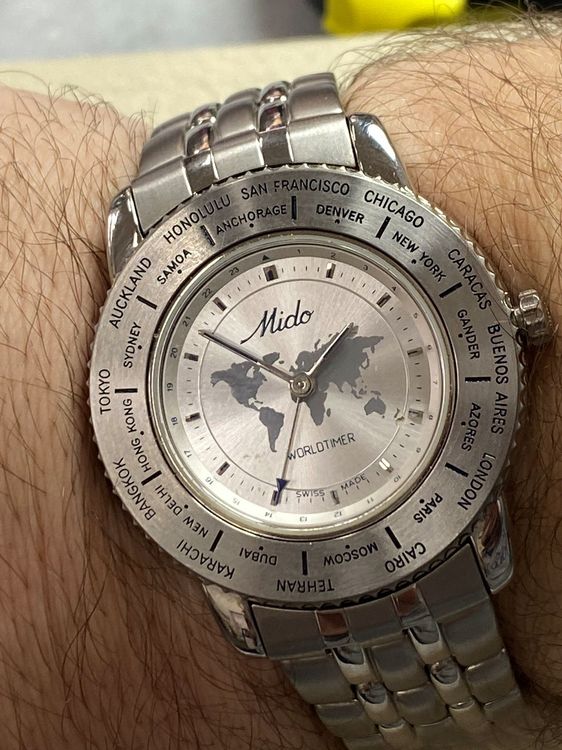 Mido on sale worldtimer 5200