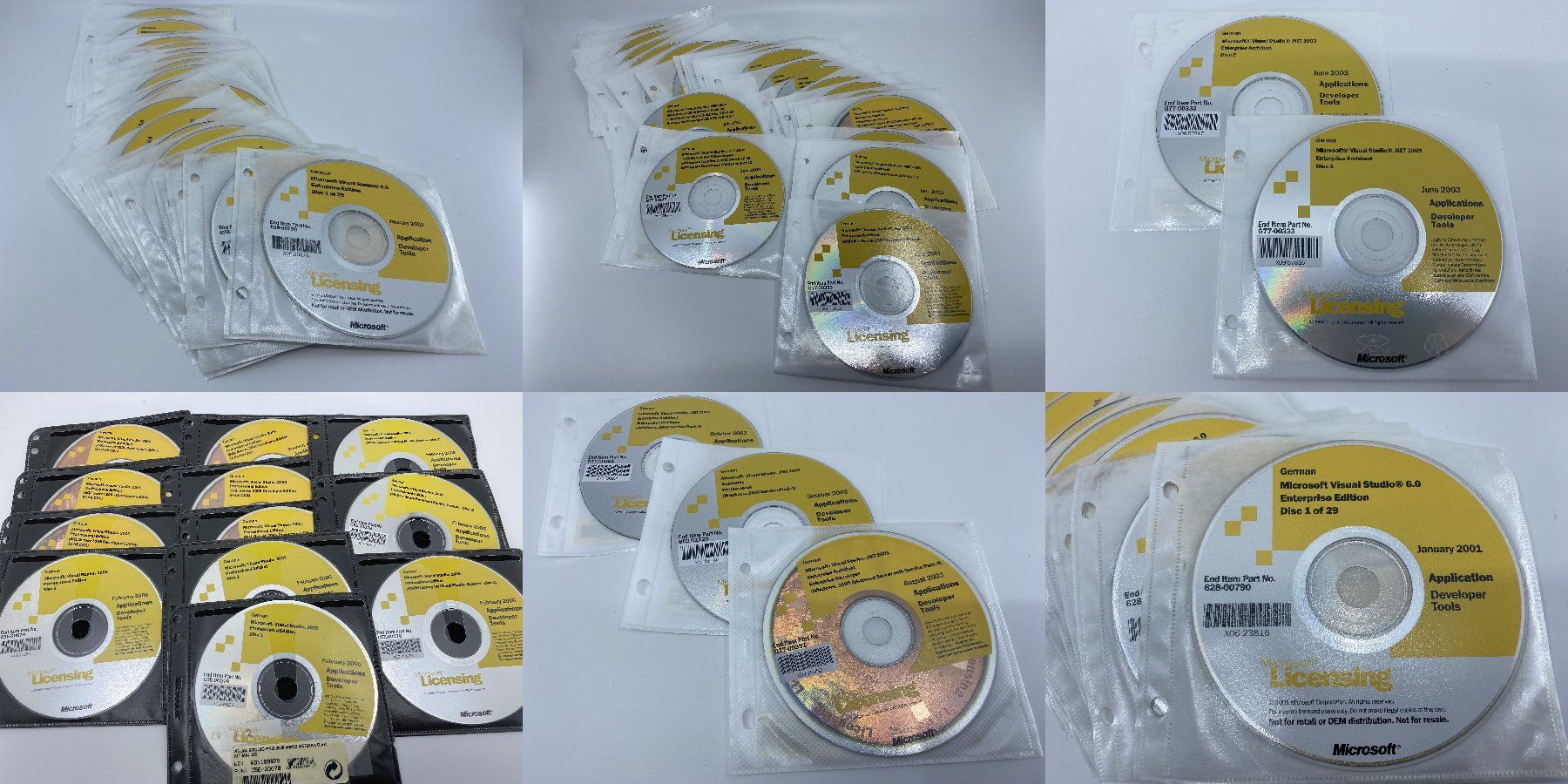 Microsoft Software: Sammlung Microsoft Select CDs - Visual Studio inkl. Ordner – Usato da Langwiesen venduto da Restposten-24