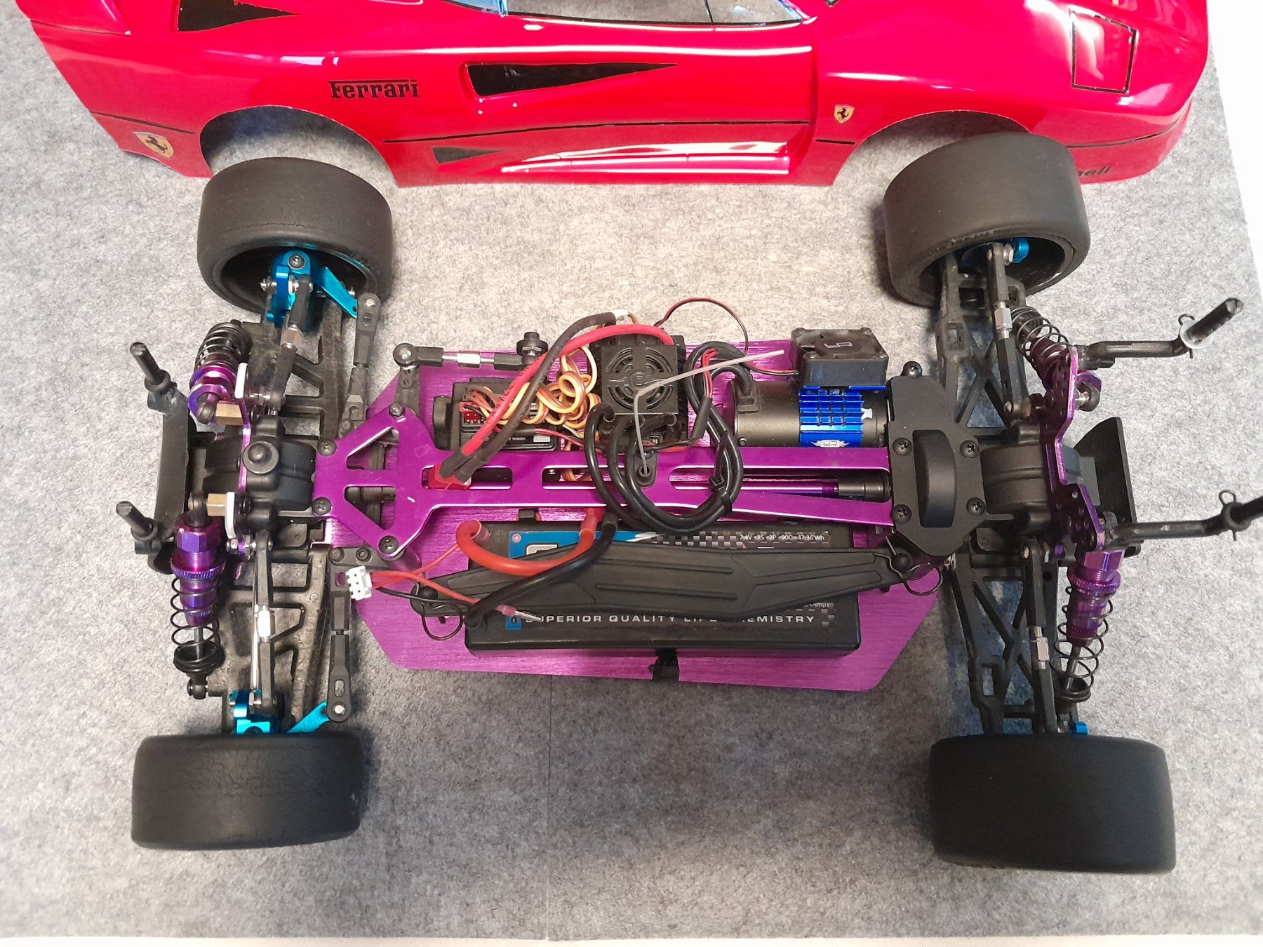 RC Modellbau: 1:9 FERRARI F40 SUPERTEN – Gebraucht aus Ebnat-Kappel von MAZUKITURB0 7
