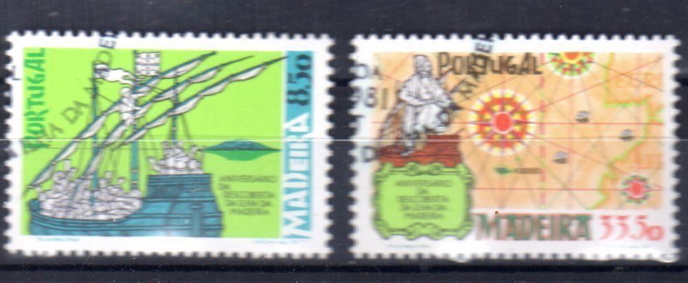 Tutti i francobolli: Madeira 1981 kmpl. Satz Nr. 71/72 ET-o – Usato da Remetschwil venduto da Hofiii