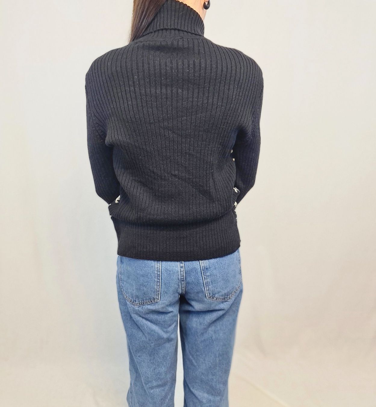 Maglioni & Felpe: Pull pied-de-poule en laine - Taille XL – Usato da Couvet venduto da Nawra_26 3