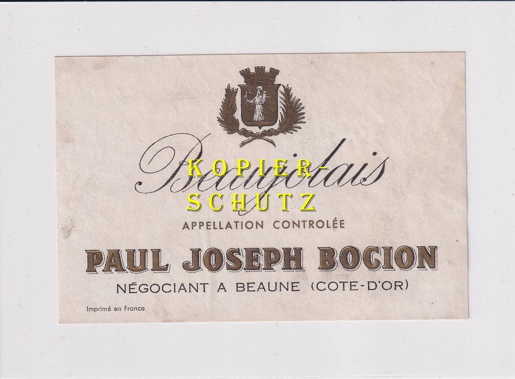Carta: Etikette - Beaujolais /bd – Usato da Hombrechtikon venduto da Rudolf07