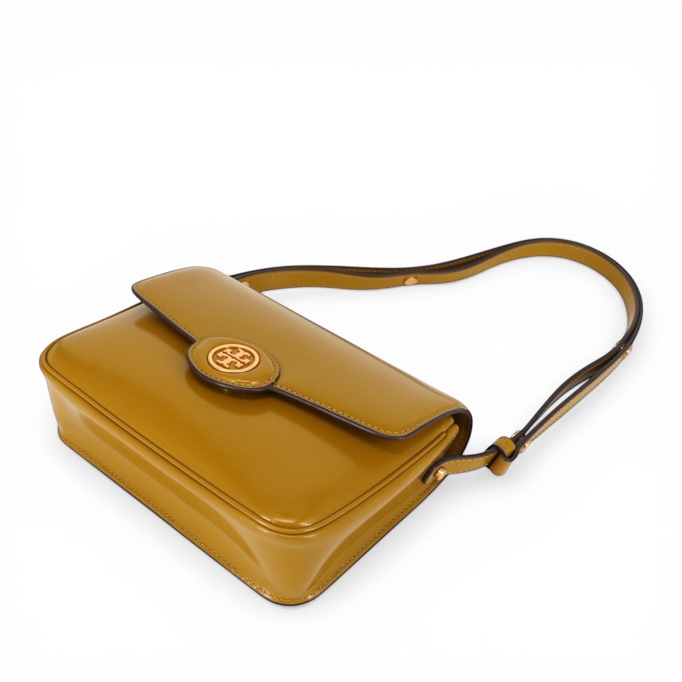 Tory Burch Borse da donna: Tory Burch Robinson gelbgrün – Usato da Binningen venduto da Designerlabels 6