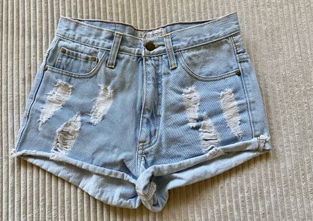 Oxygene Jeans Hotpants Denim Shorts kurze Hosen Gr. 34 XS