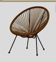 Poltrona Acapulco vintage marrone, design iconico!