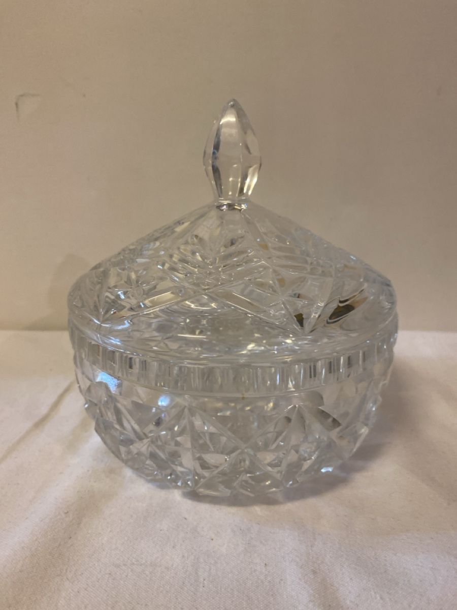 Ciotole: Kristall Schale und Dose Set, Vintage – Usato da sursee venduto da trilli-tralli 2